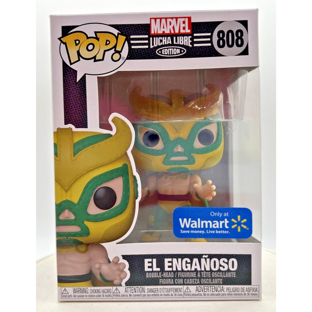 Funko Pop! Marvel Lucha Libre‎ El Enganoso Walmart Exclusive #808 F28